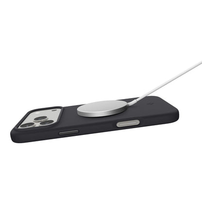 MagSafe cover til Apple iPhone 17 Pro Max, Spigen, Silicone Fit, Sort