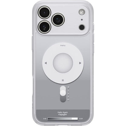 MagSafe cover til Apple iPhone 17 Pro Max, Spigen, Ultra Hybrid Classic, Sølvfarvet