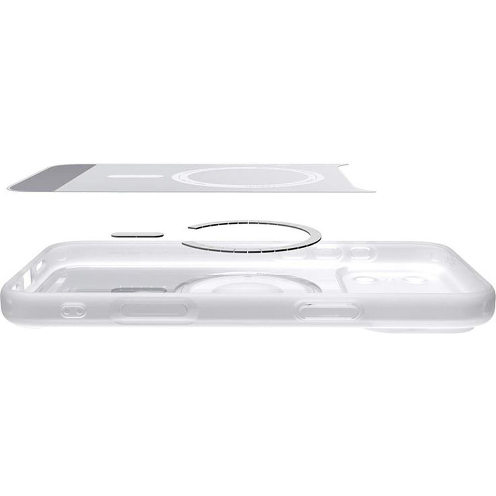 MagSafe cover til Apple iPhone 17 Pro Max, Spigen, Ultra Hybrid Classic, Sølvfarvet