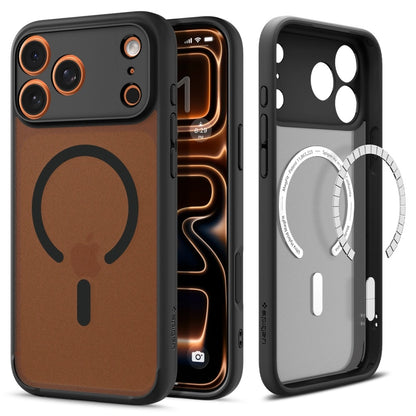 MagSafe cover til Apple iPhone 17 Pro Max, Spigen, Ultra Hybrid, Satin Sort