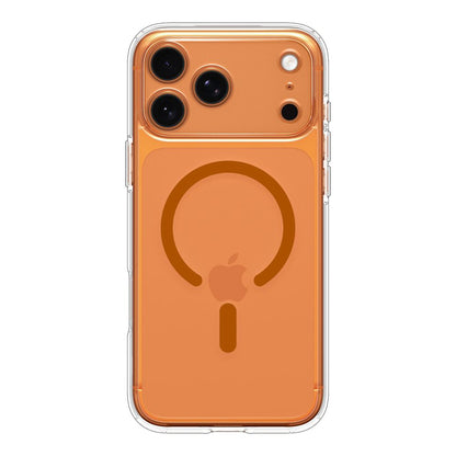 MagSafe cover til Apple iPhone 17 Pro Max, Spigen, Ultra Hybrid, Gennemsigtig Orange