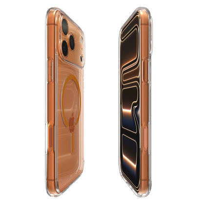 MagSafe cover til Apple iPhone 17 Pro Max, Spigen, Ultra Hybrid, Gennemsigtig Orange