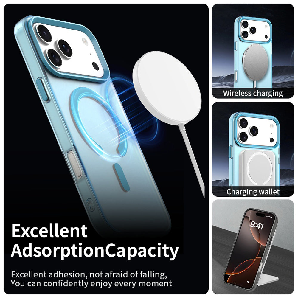 MagSafe cover til Apple iPhone 17 Pro Max, Techsuit, CandyCase, Blå