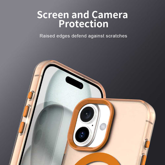 MagSafe cover til Apple iPhone 17 Pro Max, Techsuit, CandyCase, Orange
