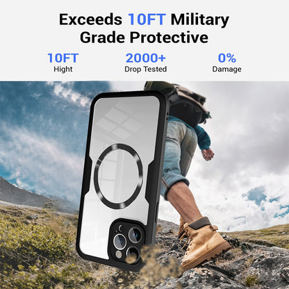 MagSafe cover til Apple iPhone 17 Pro Max, Techsuit, ColorVerse 360, Blå
