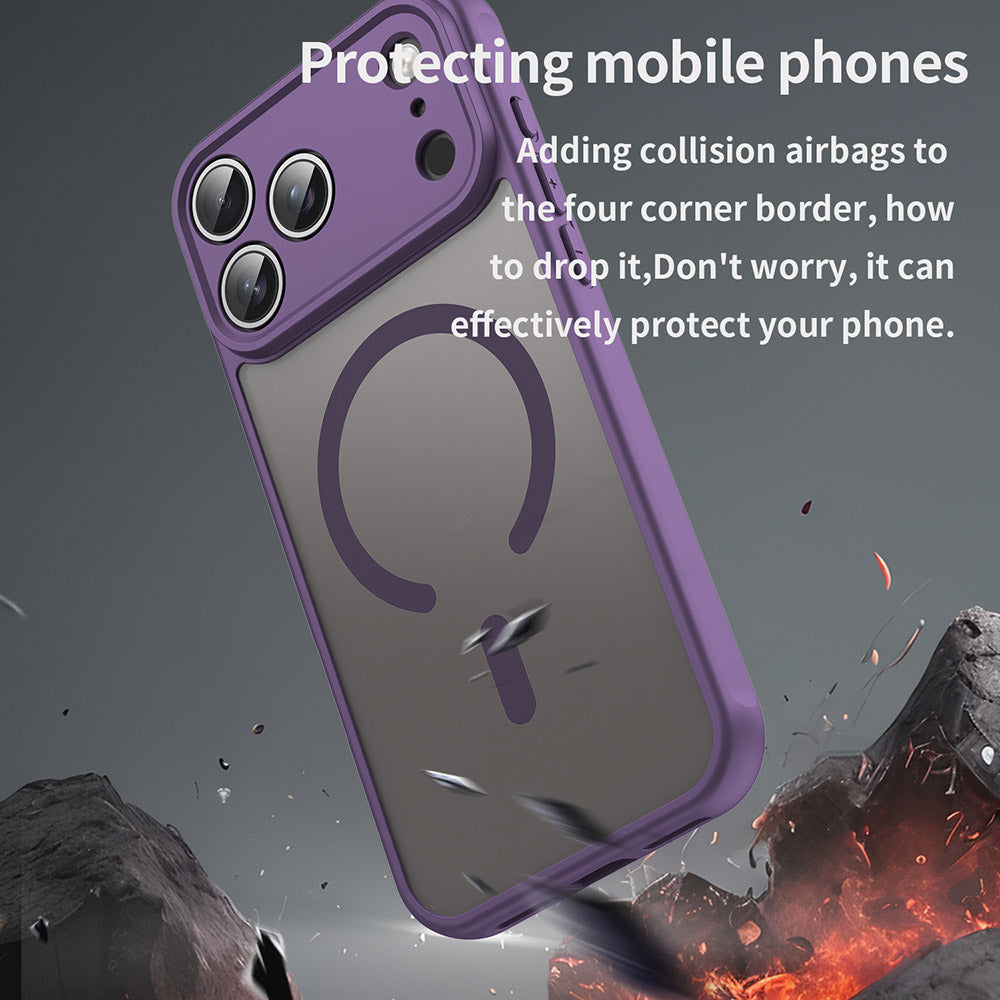 MagSafe cover til Apple iPhone 17 Pro Max, Techsuit, HaloFrost II, Lilla