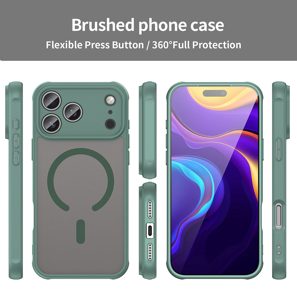 MagSafe cover til Apple iPhone 17 Pro Max, Techsuit, HaloFrost II, Grøn