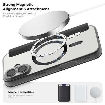 MagSafe cover til Apple iPhone 17 Pro Max, Techsuit, SmartMag Book, Blå