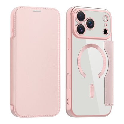 MagSafe cover til Apple iPhone 17 Pro Max, Techsuit, SmartMag Book, Pink