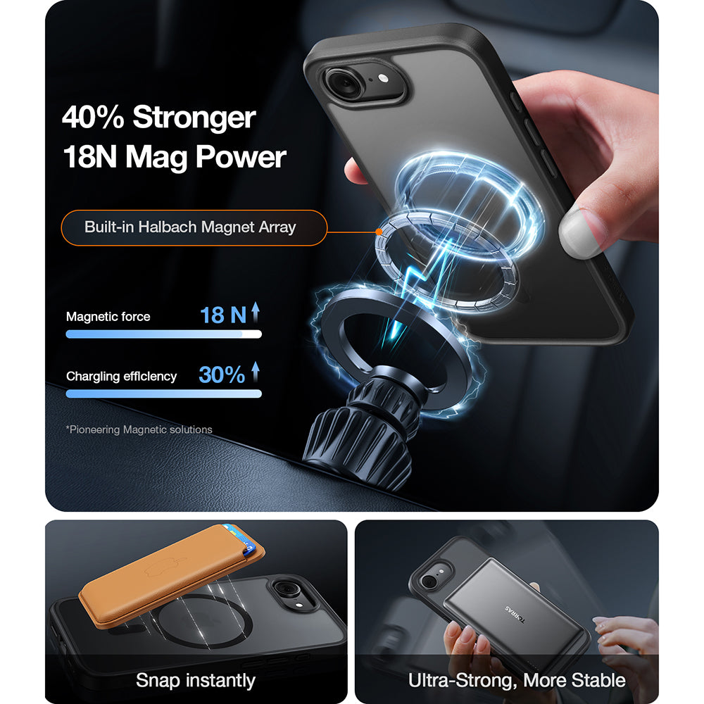 MagSafe cover til Apple iPhone 17 Pro Max, Torras, Guardian, Orange