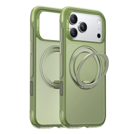 MagSafe-etui til Apple iPhone 17 Pro Max, Torras, Ostand O3 Air, Satin Grøn