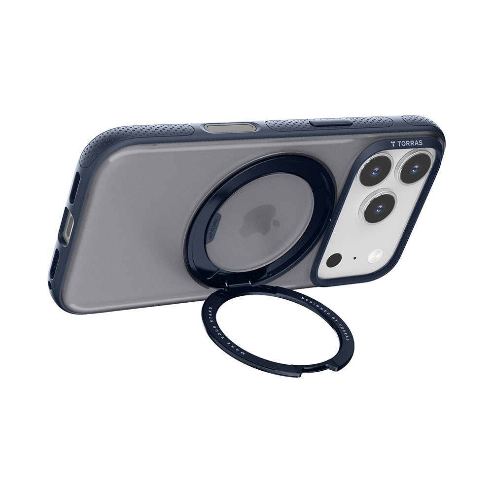 MagSafe cover til Apple iPhone 17 Pro Max, Torras, Ostand R Fitness, Blå