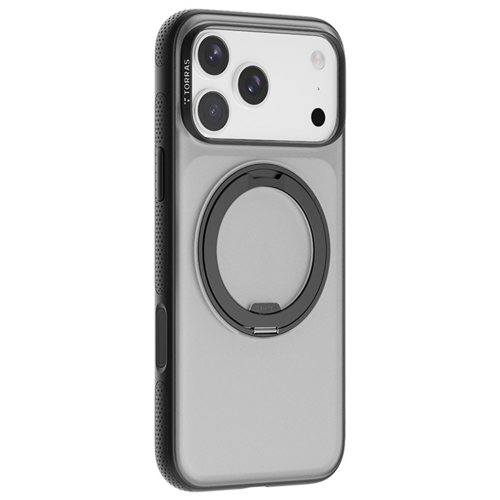 MagSafe cover til Apple iPhone 17 Pro Max, Torras, Ostand R Fitness, Sort