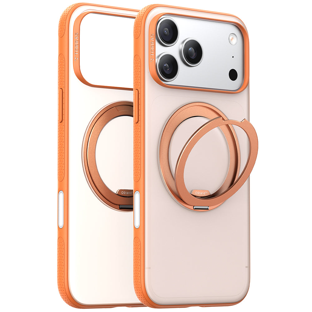 MagSafe cover til Apple iPhone 17 Pro Max, Torras, Ostand R Fitness, Orange