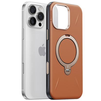 MagSafe cover til Apple iPhone 17 Pro Max, Torras, QPRO Leather, Brun