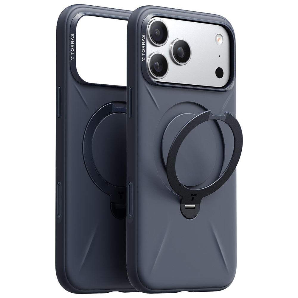 MagSafe cover til Apple iPhone 17 Pro Max, Torras, QPRO Silicone, Blå