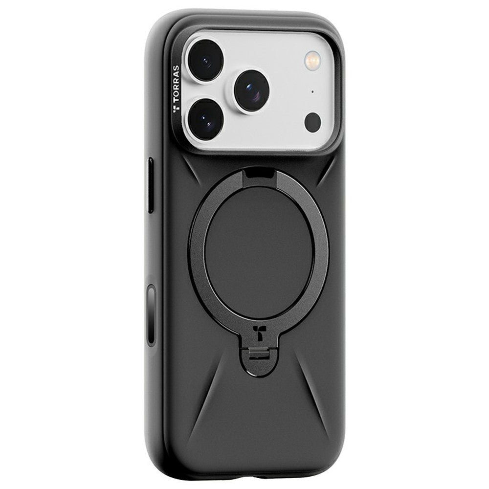 MagSafe cover til Apple iPhone 17 Pro Max, Torras, QPRO Silicone, Sort