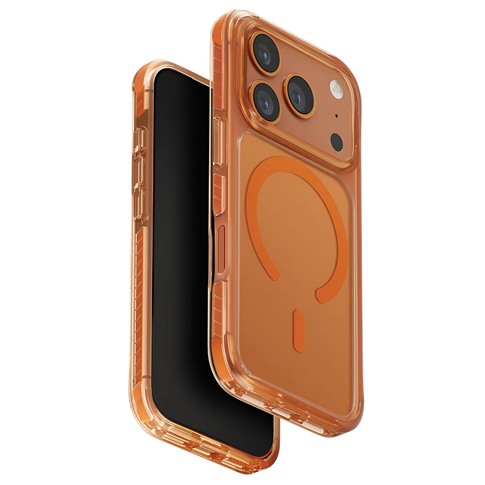 MagSafe cover til Apple iPhone 17 Pro Max, UNIQ, Combat MagClick, Orange