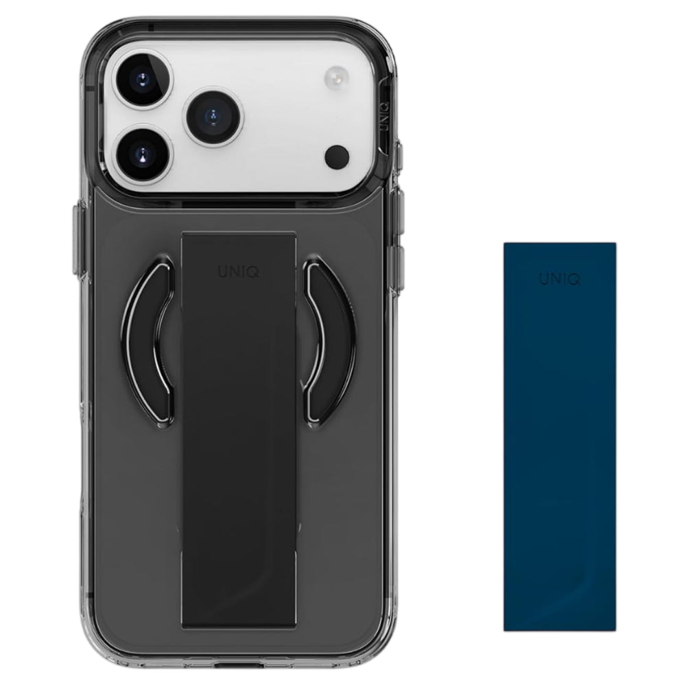 MagSafe cover til Apple iPhone 17 Pro Max, UNIQ, Heldro Air MagClick, Sort