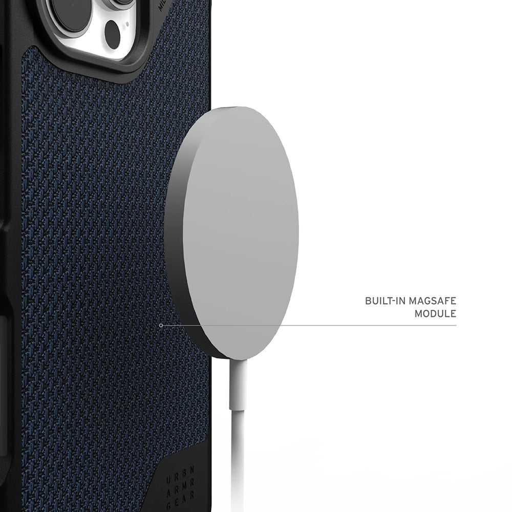 MagSafe cover til Apple iPhone 17 Pro Max, Urban Armor Gear, Metropolis LT Kevlar, Marineblå