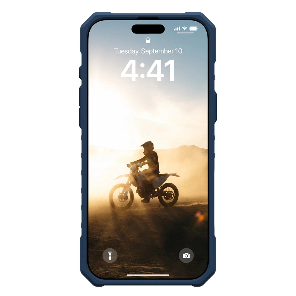 MagSafe cover til Apple iPhone 17 Pro Max, Urban Armor Gear, Pathfinder Clear med snor, Blå