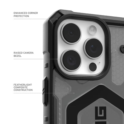 MagSafe cover til Apple iPhone 17 Pro Max, Urban Armor Gear, Pathfinder Clear, Grå
