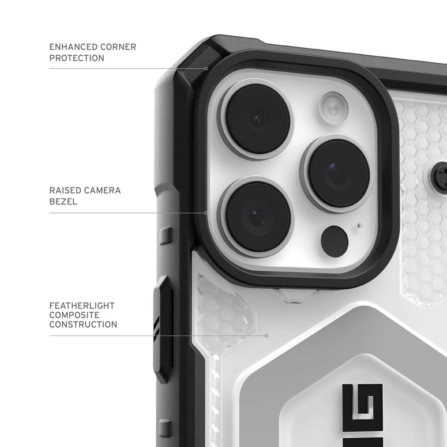MagSafe cover til Apple iPhone 17 Pro Max, Urban Armor Gear, Pathfinder Clear, Gennemsigtig