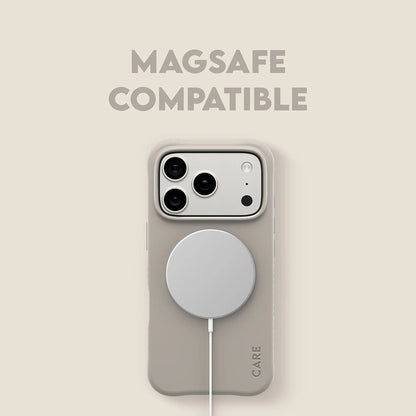 MagSafe cover til Apple iPhone 17 Pro, PanzerGlass, Fashionable Care, Beige