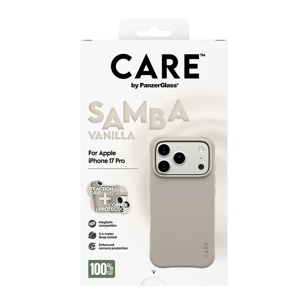MagSafe cover til Apple iPhone 17 Pro, PanzerGlass, Fashionable Care, Beige