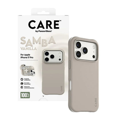 MagSafe cover til Apple iPhone 17 Pro, PanzerGlass, Fashionable Care, Beige