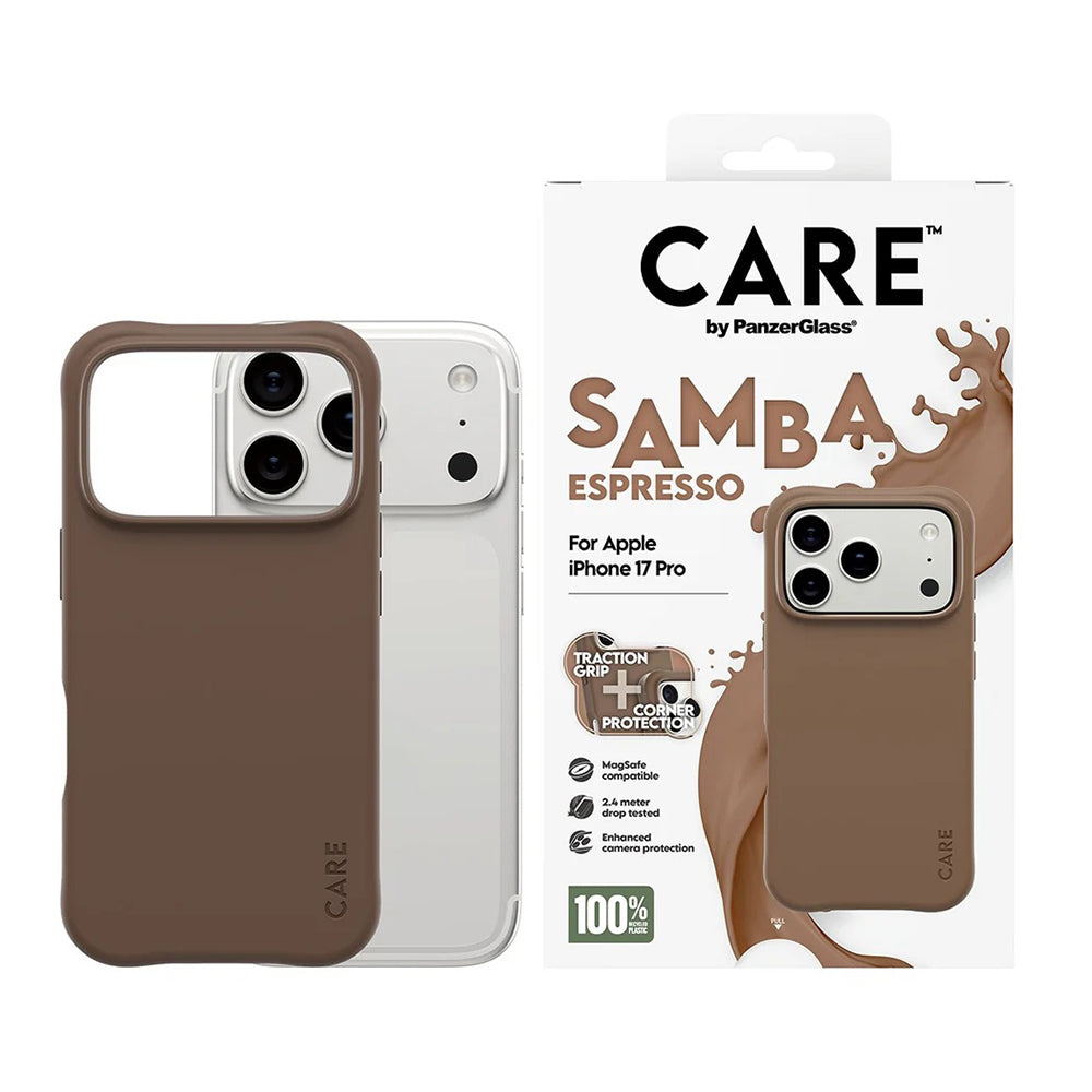 MagSafe cover til Apple iPhone 17 Pro, PanzerGlass, Fashionable Care, Brun