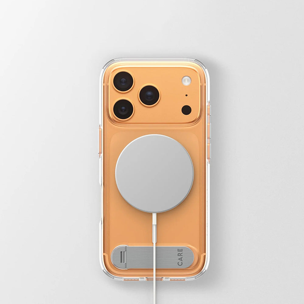 MagSafe cover til Apple iPhone 17 Pro, PanzerGlass, med Kickstand, Transparent