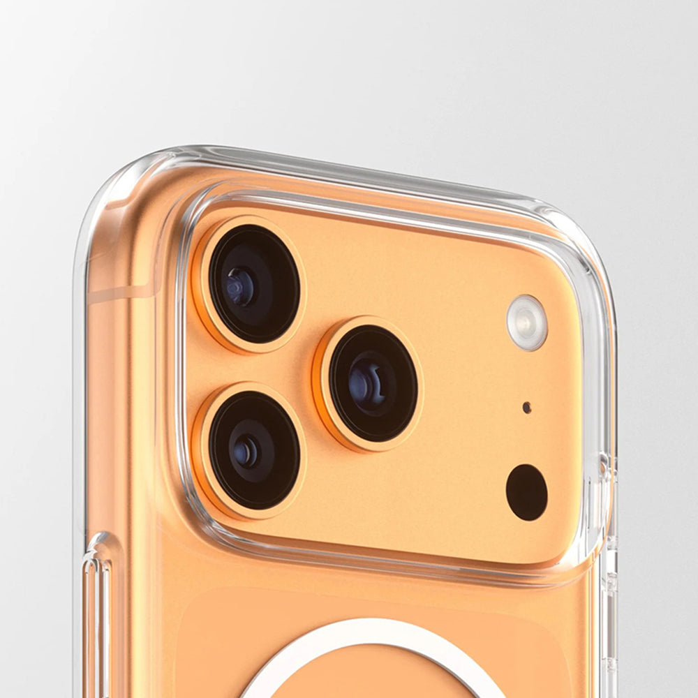 MagSafe cover til Apple iPhone 17 Pro, PanzerGlass, med Kickstand, Transparent