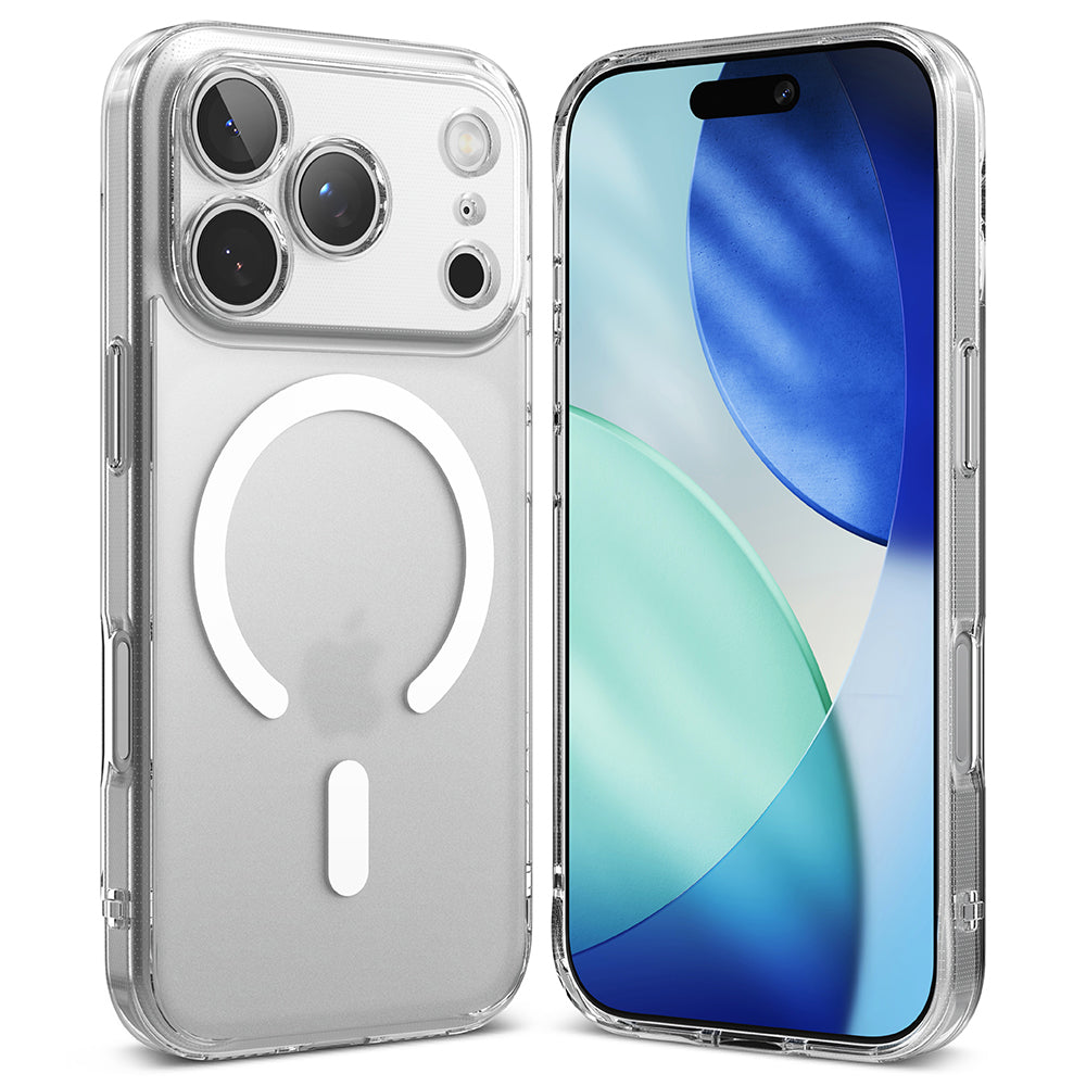 MagSafe cover til Apple iPhone 17 Pro, Ringke, Fusion, Mat Transparent