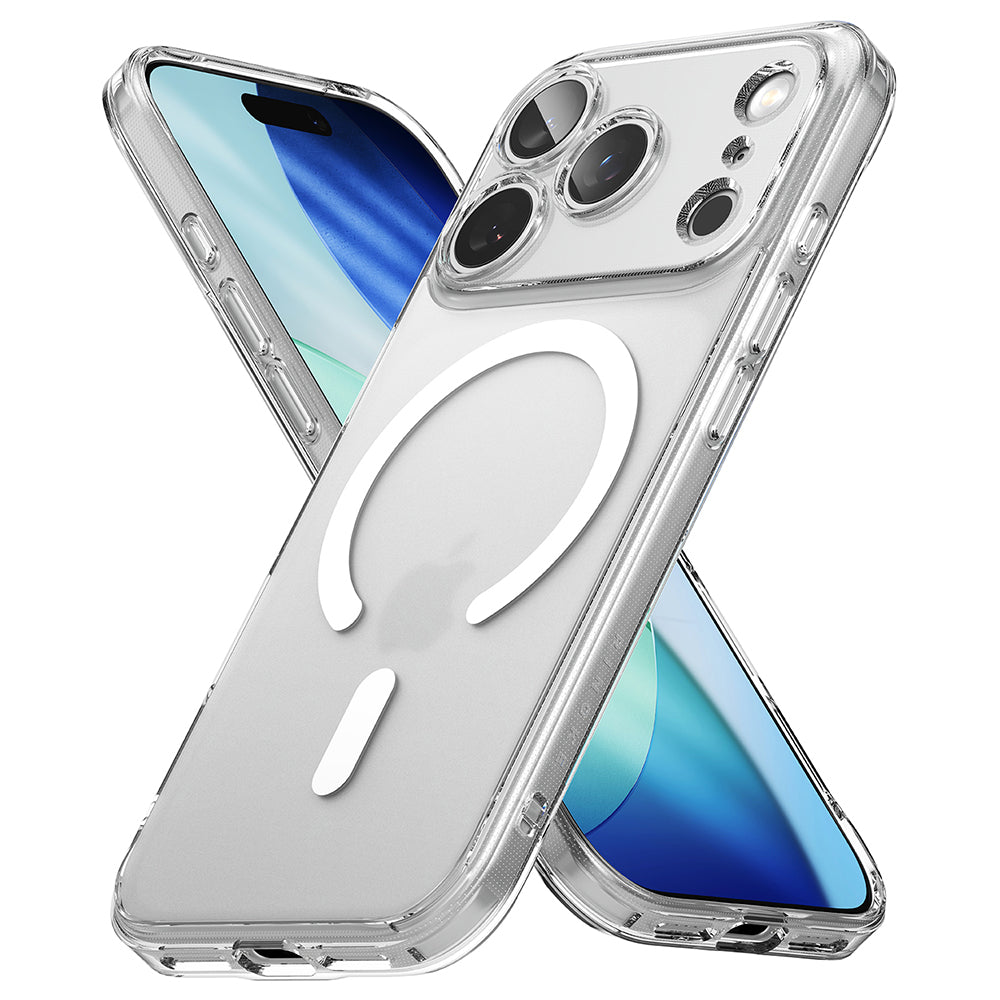 MagSafe cover til Apple iPhone 17 Pro, Ringke, Fusion, Mat Transparent