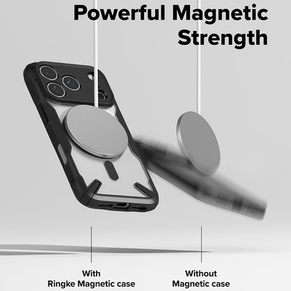 MagSafe cover til Apple iPhone 17 Pro, Ringke, Fusion X, Sort