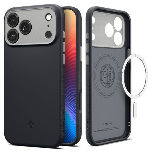 MagSafe cover til Apple iPhone 17 Pro, Spigen, Caseology Nano Pop, Sort