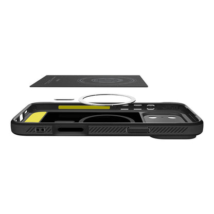 MagSafe cover til Apple iPhone 17 Pro, Spigen, Rugged Armor, Mat Sort
