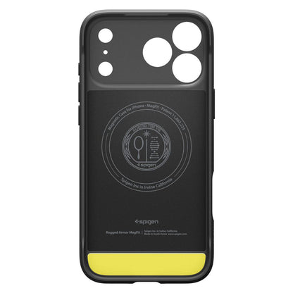 MagSafe cover til Apple iPhone 17 Pro, Spigen, Rugged Armor, Mat Sort