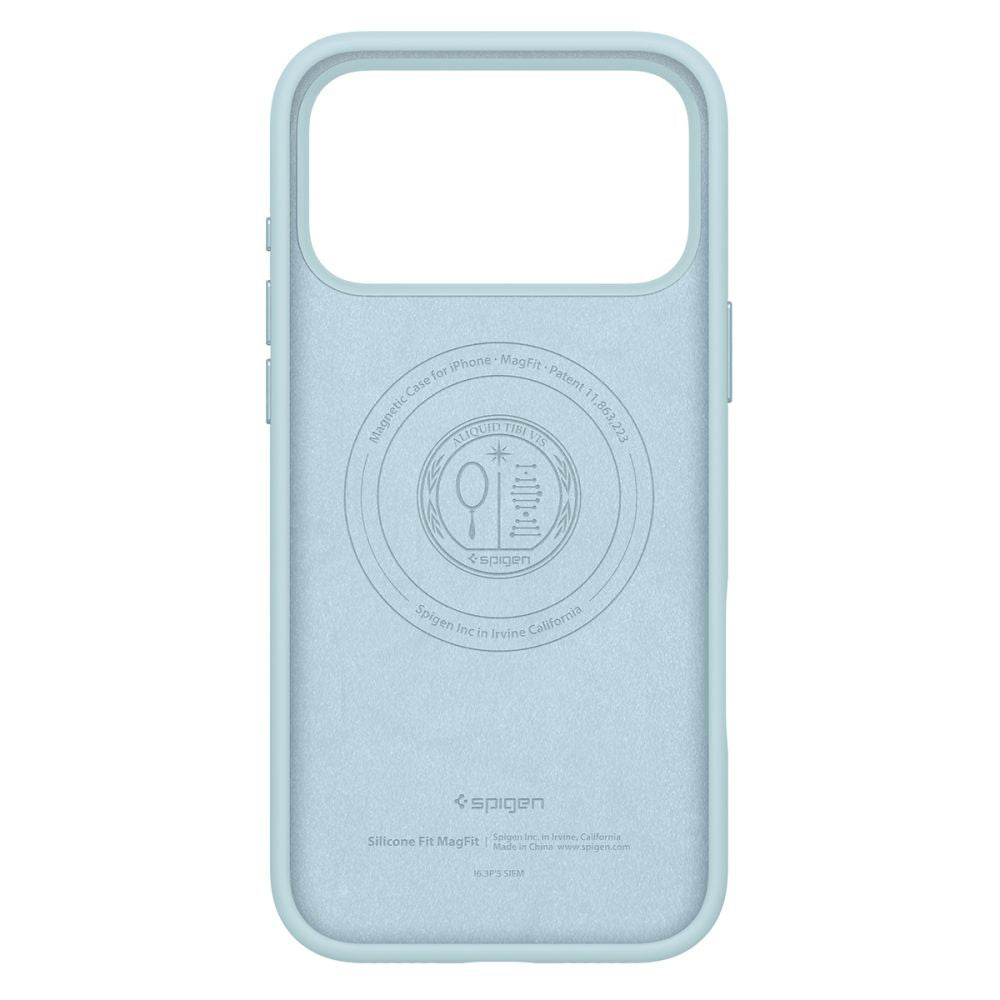 MagSafe cover til Apple iPhone 17 Pro, Spigen, Silicone Fit, Blå
