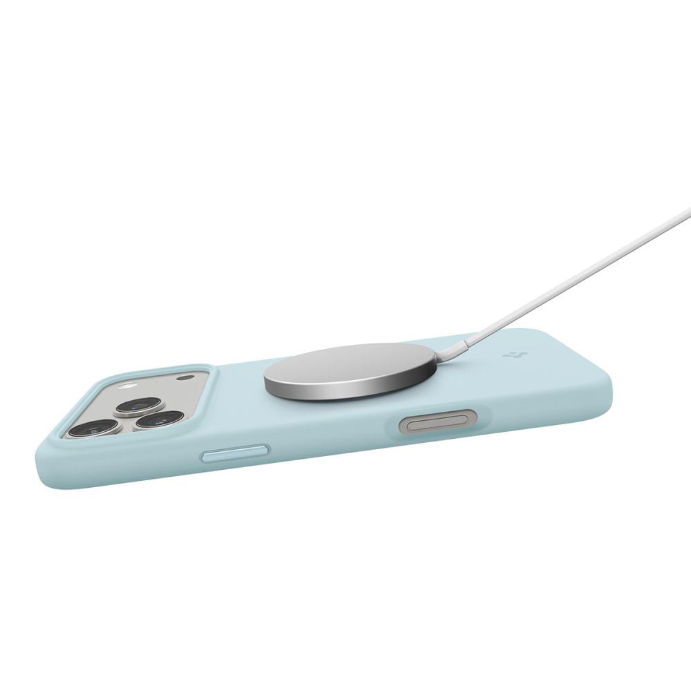 MagSafe cover til Apple iPhone 17 Pro, Spigen, Silicone Fit, Blå