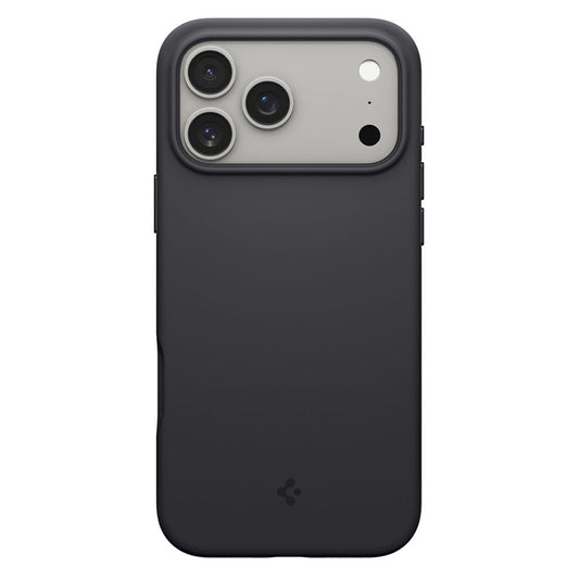 MagSafe cover til Apple iPhone 17 Pro, Spigen, Silicone Fit, Sort
