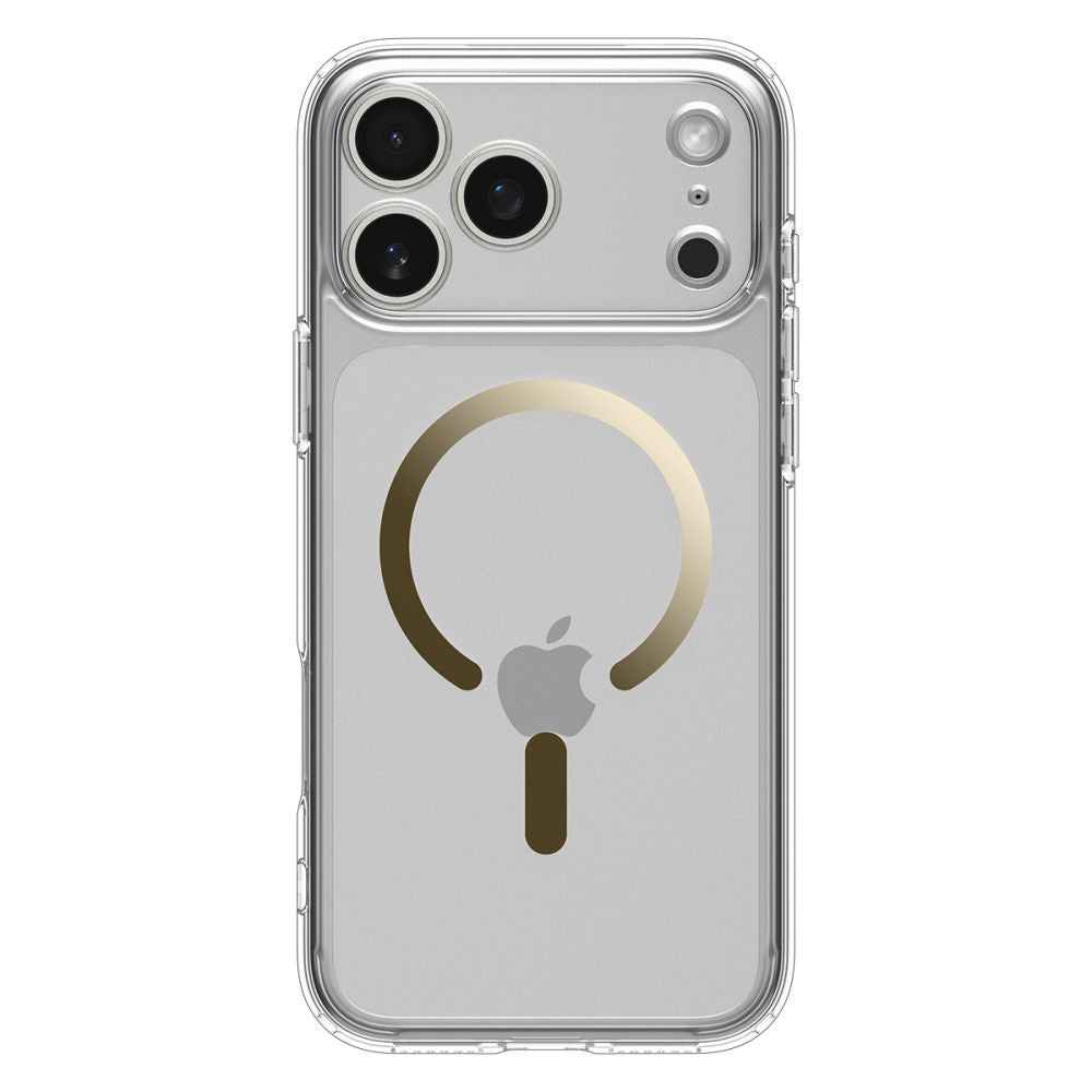 MagSafe cover til Apple iPhone 17 Pro, Spigen, Ultra Hybrid, Gennemsigtig Guld