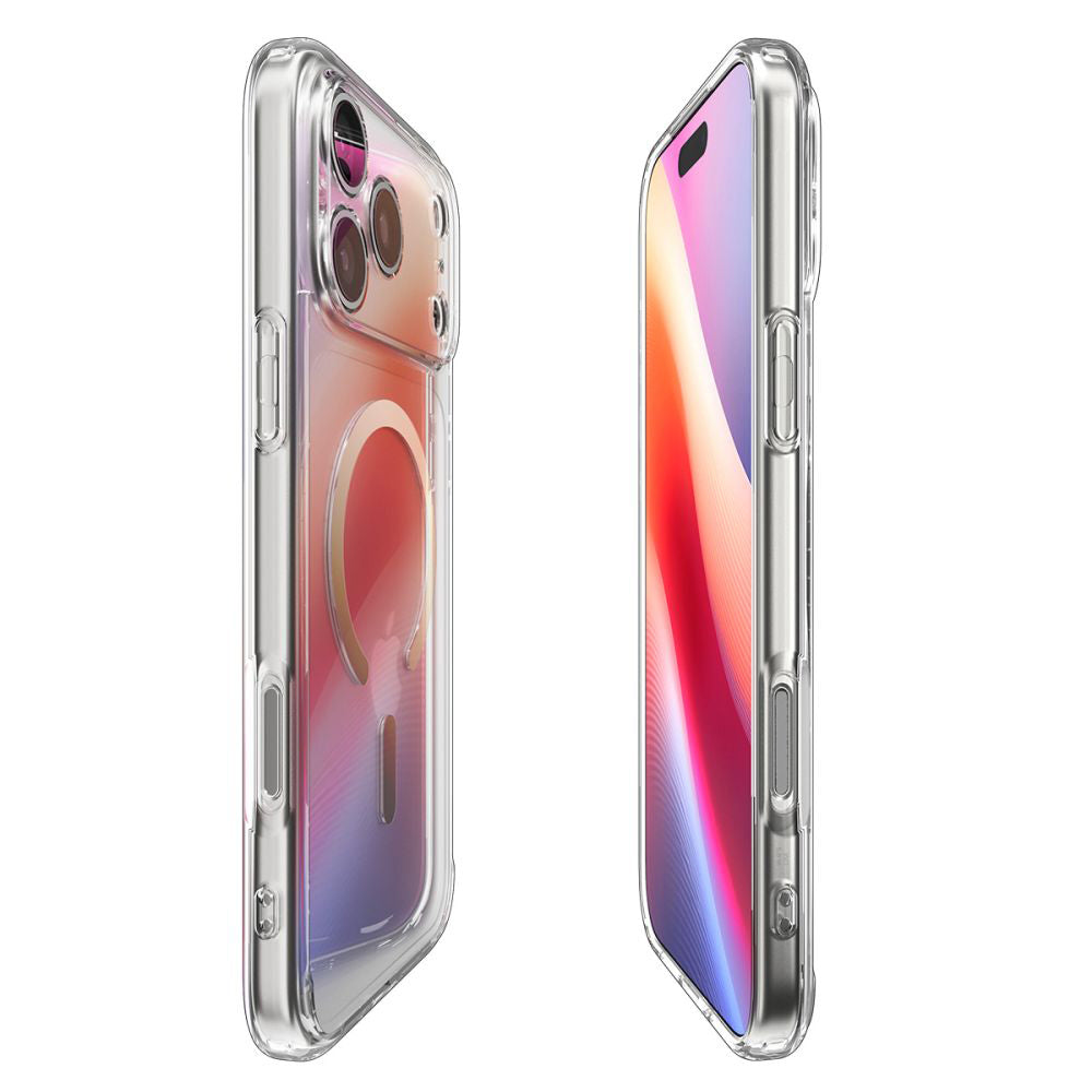 MagSafe cover til Apple iPhone 17 Pro, Spigen, Ultra Hybrid, Gennemsigtig Guld