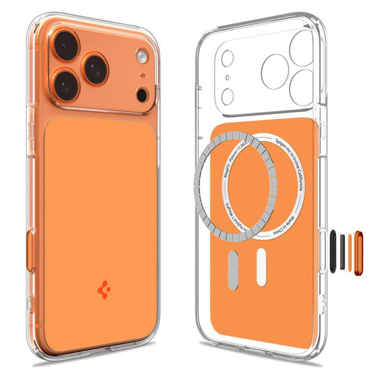 MagSafe cover til Apple iPhone 17 Pro, Spigen, Ultra Hybrid T, Orange