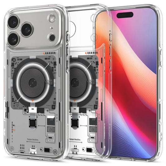 MagSafe cover til Apple iPhone 17 Pro, Spigen, Ultra Hybrid, Gennemsigtig