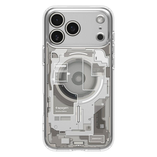 MagSafe cover til Apple iPhone 17 Pro, Spigen, Ultra Hybrid, Gennemsigtig