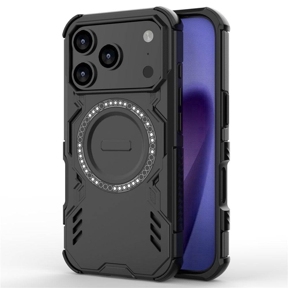 MagSafe cover til Apple iPhone 17 Pro, Techsuit, ArmorMag, Sort