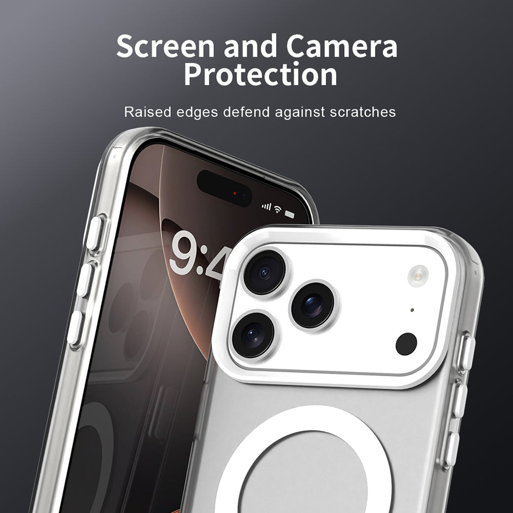 MagSafe cover til Apple iPhone 17 Pro, Techsuit, CandyCase, Hvid