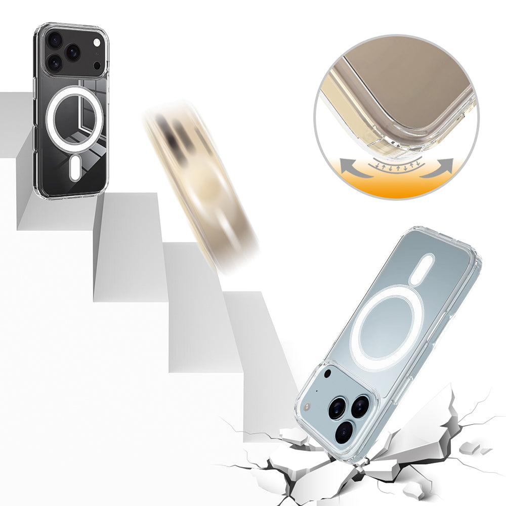 MagSafe cover til Apple iPhone 17 Pro, Techsuit, Pro, Transparent